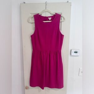 J Crew hot pink cocktail dress